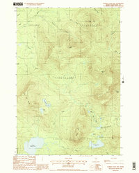 Number Four Mtn. 1988 topographic map thumbnail