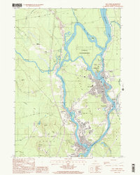 Old Town 1998 topographic map thumbnail