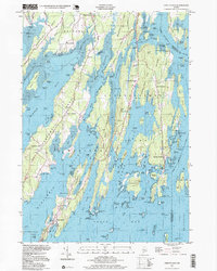Orrs Island 1997 topographic map thumbnail
