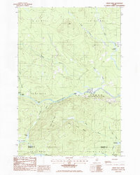 Oxbow West 1986 topographic map thumbnail