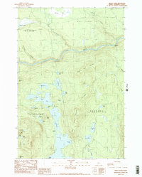 Pierce Pond 1989 topographic map thumbnail