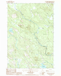Porcupine Mountain 1987 topographic map thumbnail
