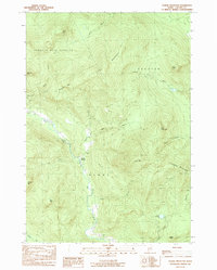 Puzzle Mountain 1984 topographic map thumbnail