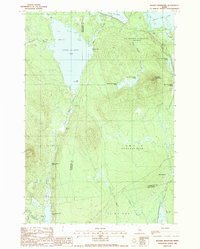 Ragged Mountain 1988 topographic map thumbnail