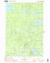 Rainbow Lake West 1988 topographic map thumbnail