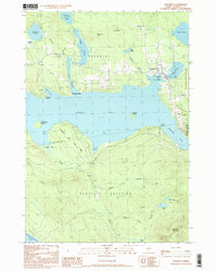 Rangeley 1997 topographic map thumbnail