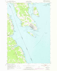 Robbinston 1949 topographic map thumbnail