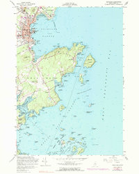 Rockland 1955 topographic map thumbnail