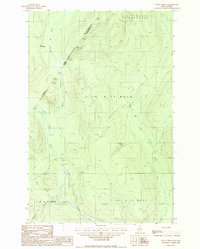 Rocky Brook 1987 topographic map thumbnail