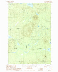 Round Mountain 1985 topographic map thumbnail