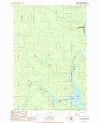 Round Pond 1986 topographic map thumbnail