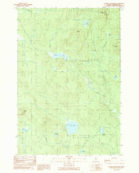 Russell Mountain 1989 topographic map thumbnail