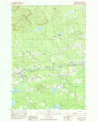 Sangerville 1984 topographic map thumbnail