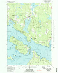 Sargentville 1981 topographic map thumbnail