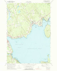 Searsport 1973 topographic map thumbnail