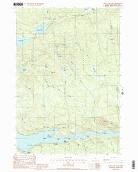 Sebec Lake East 1988 topographic map thumbnail