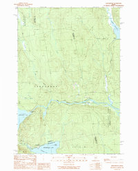 Seboomook 1989 topographic map thumbnail