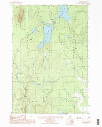Shin Pond 1986 topographic map thumbnail