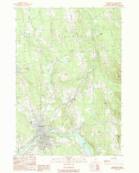 Skowhegan 1989 topographic map thumbnail