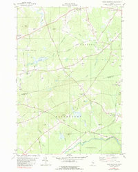 Snow Mountain 1981 topographic map thumbnail
