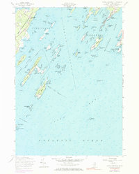 South Harpswell 1956 topographic map thumbnail