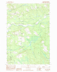 South Sebec 1983 topographic map thumbnail