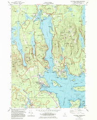 Southwest Harbor 1983 topographic map thumbnail