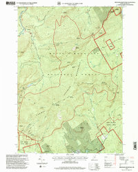 Speckled Mountain 1995 topographic map thumbnail