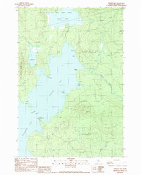 Spencer Bay 1989 topographic map thumbnail