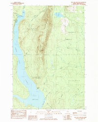 Squa Pan Lake East topographic map thumbnail