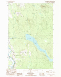 Squa Pan Lake West topographic map thumbnail