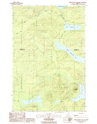 Third Musquacook Lake 1986 topographic map thumbnail