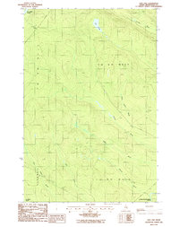 Ugh Lake 1986 topographic map thumbnail
