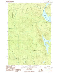 Umsaskis Lake West 1986 topographic map preview