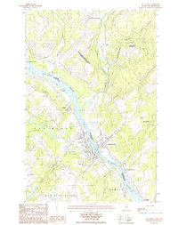 Van Buren 1986 topographic map thumbnail