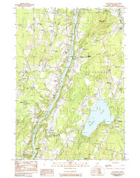 Vassalboro 1983 topographic map thumbnail