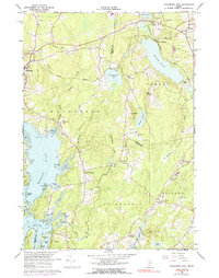 Waldoboro East 1965 topographic map thumbnail