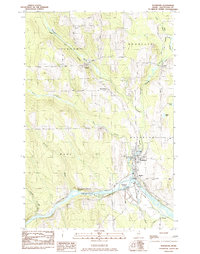 Washburn 1984 topographic map thumbnail
