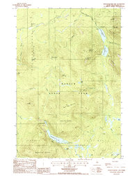 Wassataquoik Lake 1988 topographic map thumbnail