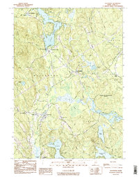 Waterboro 1983 topographic map thumbnail