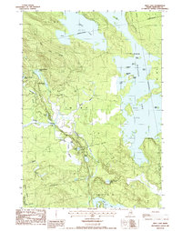 West Lake 1987 topographic map thumbnail
