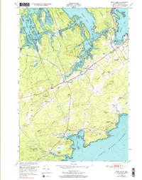 West Lubec 1949 topographic map thumbnail