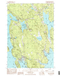 Winter Harbor 1984 topographic map thumbnail