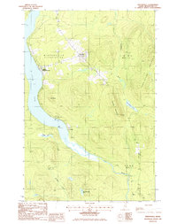 Winterville 1985 topographic map thumbnail