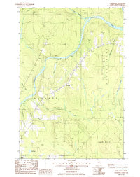 York Ridge 1986 topographic map thumbnail