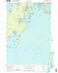Tenants Harbor 1955 topographic map thumbnail