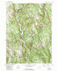 Roxbury 1955 topographic map thumbnail