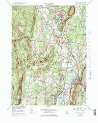 Tariffville 1956 topographic map thumbnail