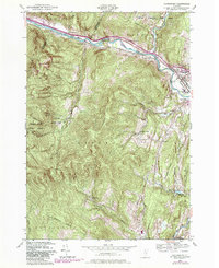 Waterbury 1948 topographic map thumbnail