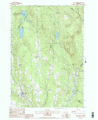 West Burke 1988 topographic map thumbnail